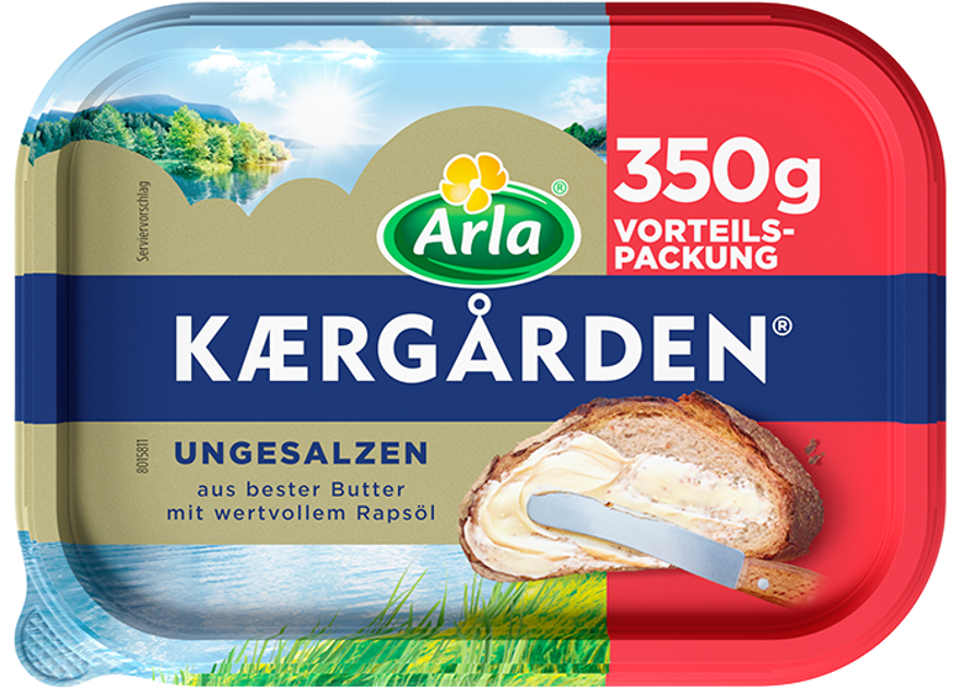 Arla Kærgården® Ungesalzen 350 g Foods Arla 